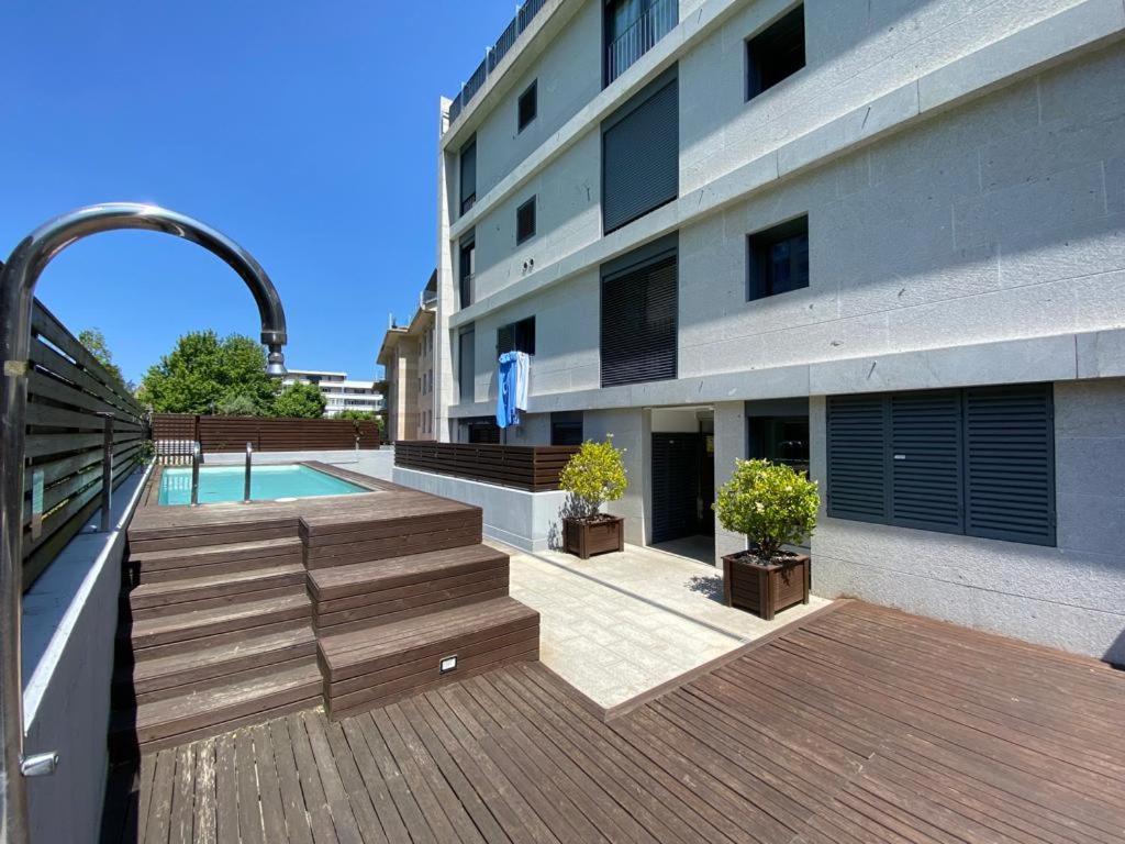 Baiona, Playa Santa Marta, Piscina Exterior foto